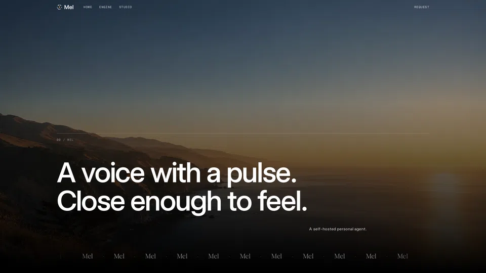 Homepage snapshot at launch