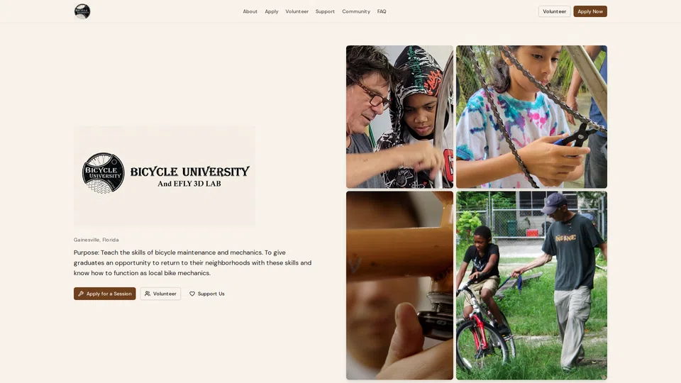 Homepage snapshot at launch