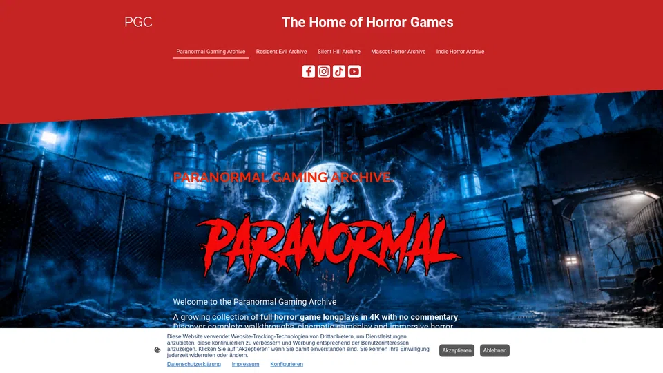 Homepage snapshot at launch