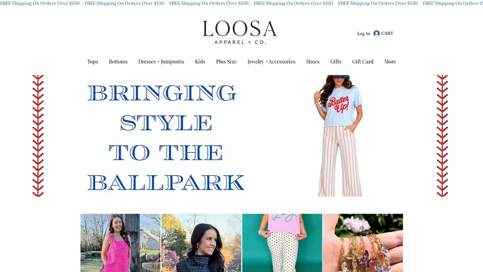 Homepage snapshot at launch