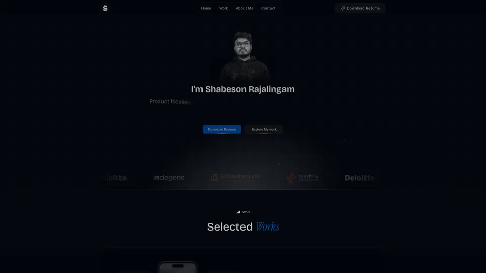 Homepage snapshot at launch