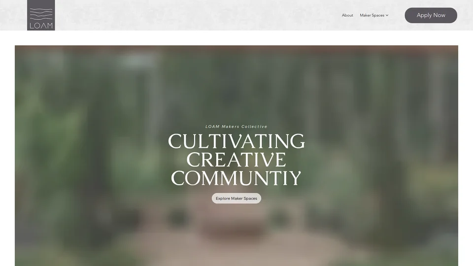 Homepage snapshot at launch