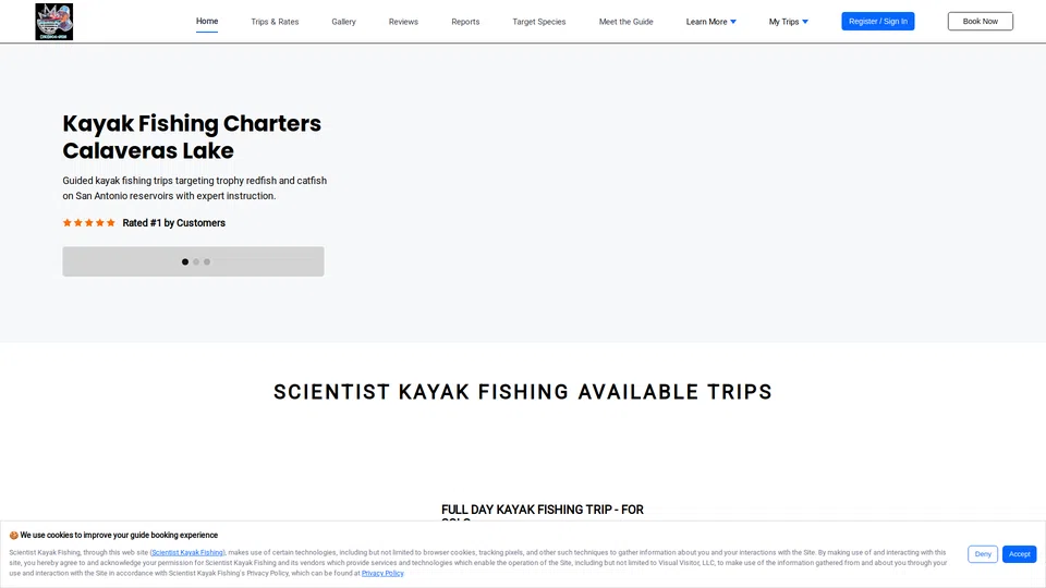 Homepage snapshot at launch