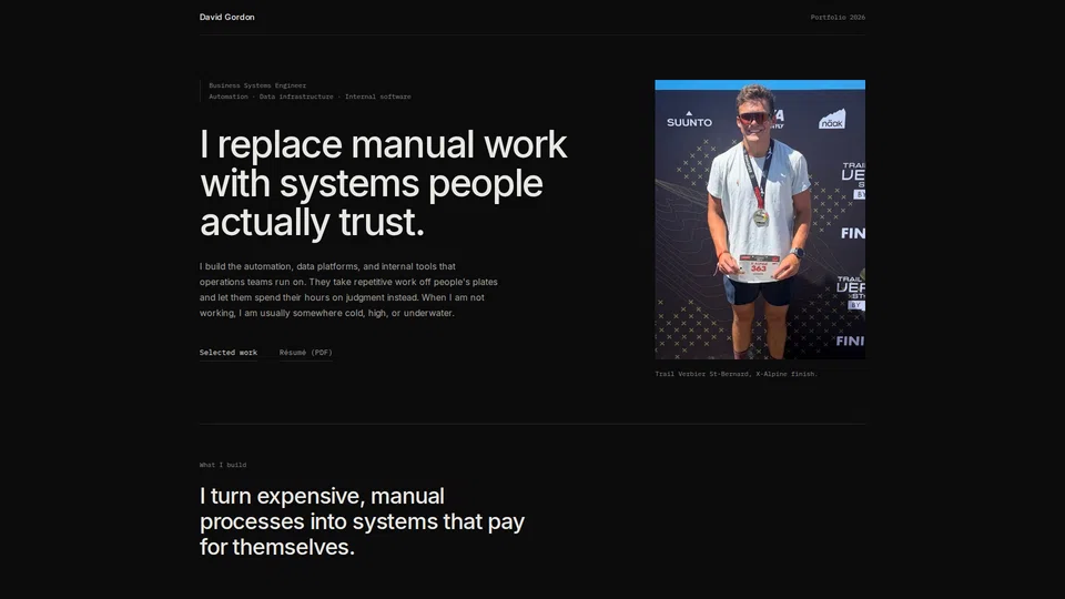 Homepage snapshot at launch