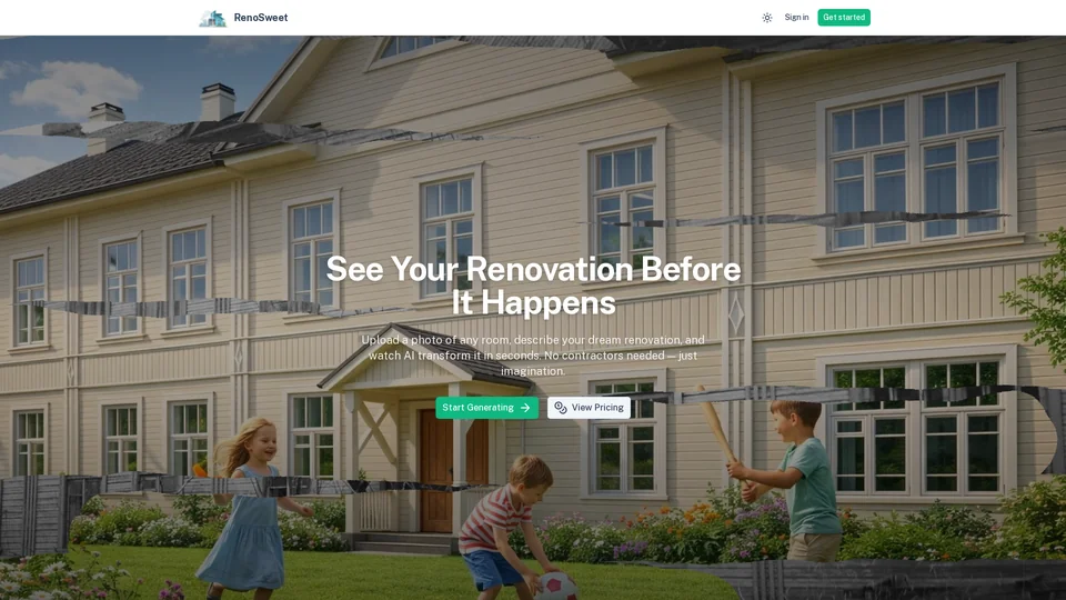 Homepage snapshot at launch