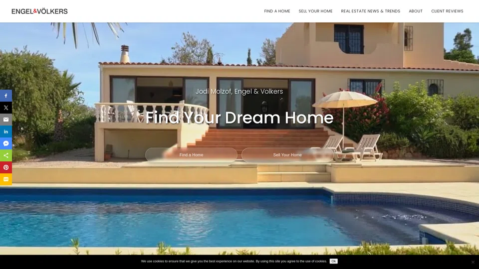 Homepage snapshot at launch