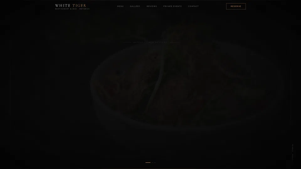 Homepage snapshot at launch