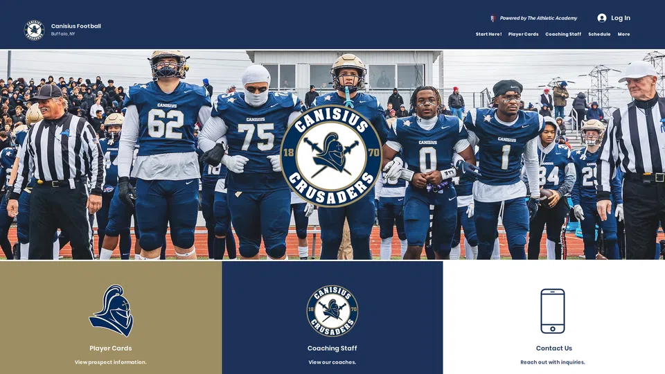Homepage snapshot at launch