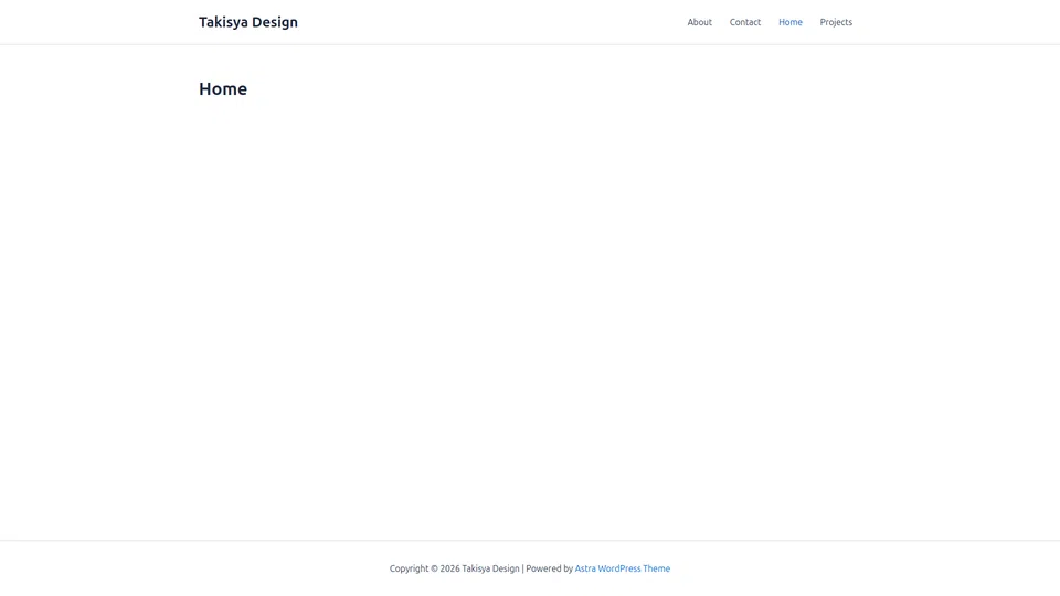 Homepage snapshot at launch