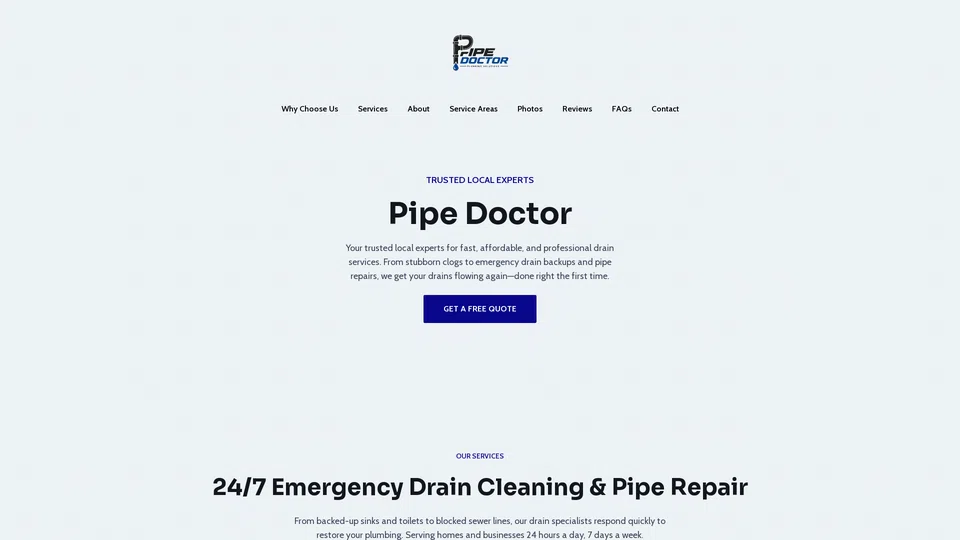 Homepage snapshot at launch