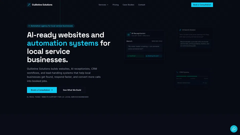 Homepage snapshot at launch