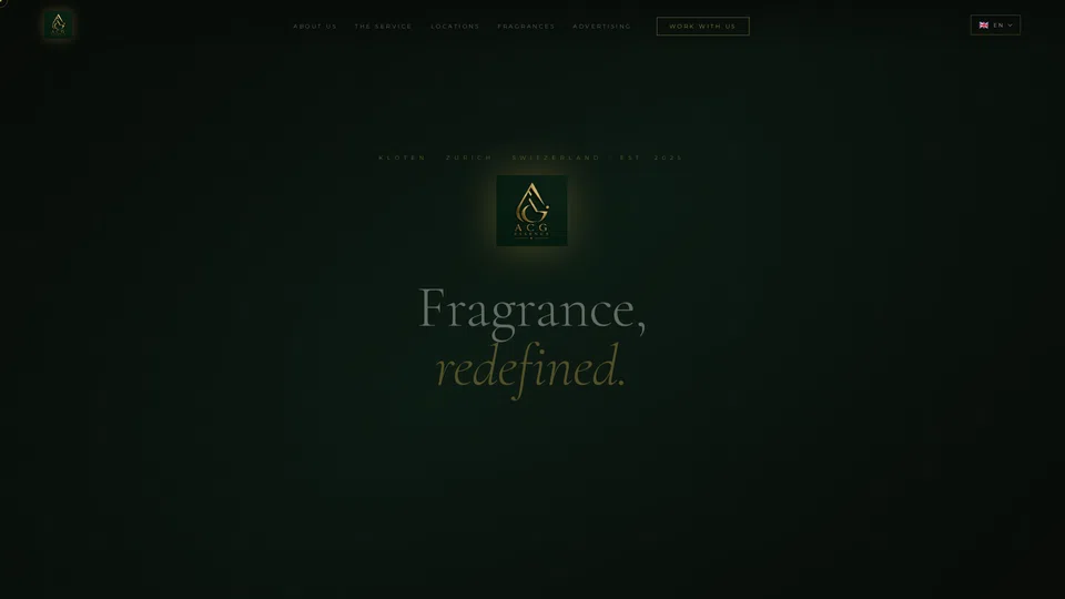 Homepage snapshot at launch