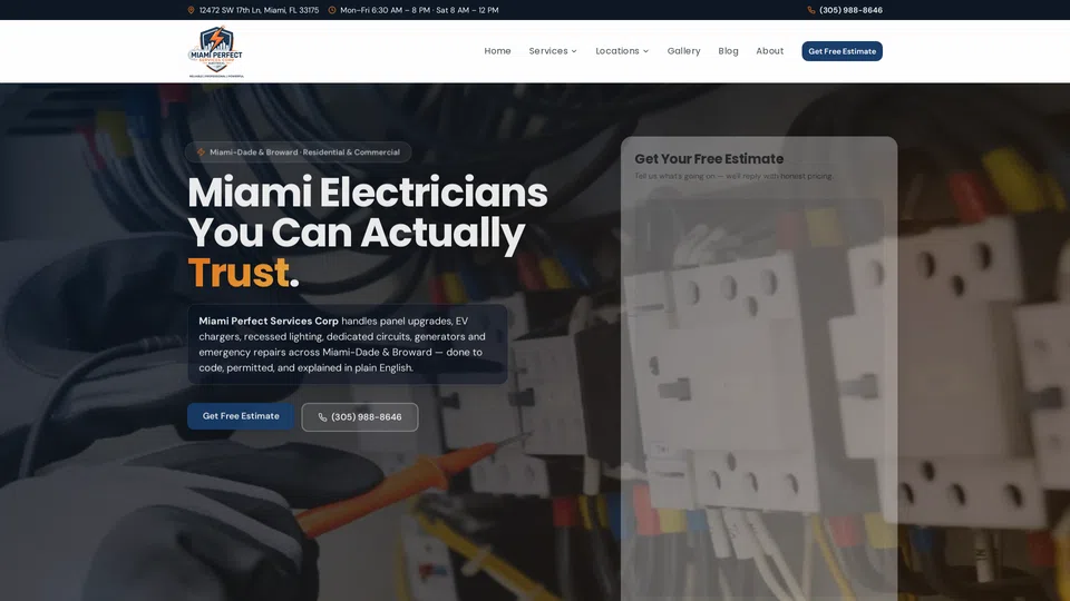 Homepage snapshot at launch