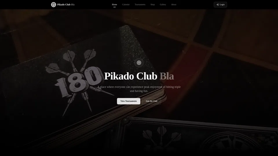 Homepage snapshot at launch