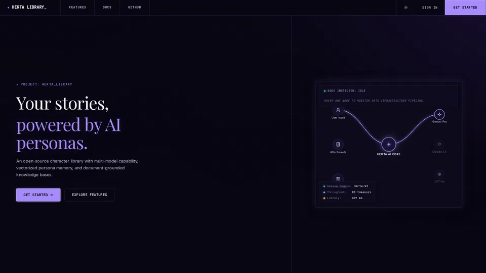 Homepage snapshot at launch