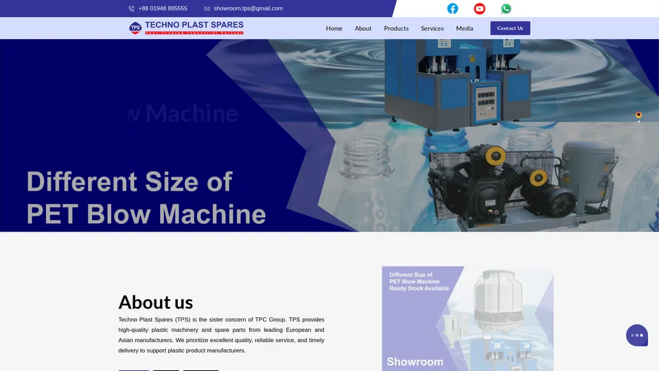 Homepage snapshot at launch