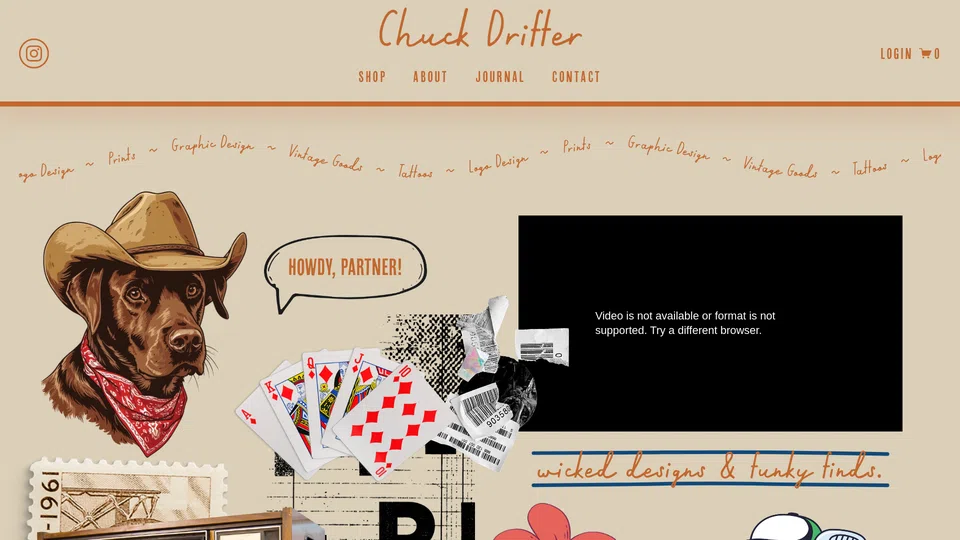 Homepage snapshot at launch