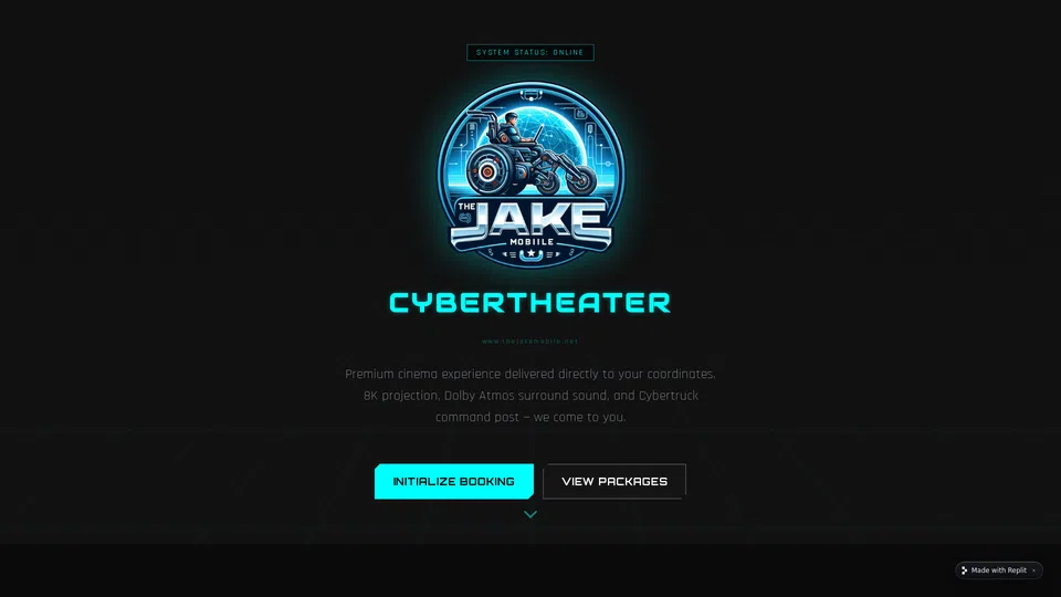 Homepage snapshot at launch