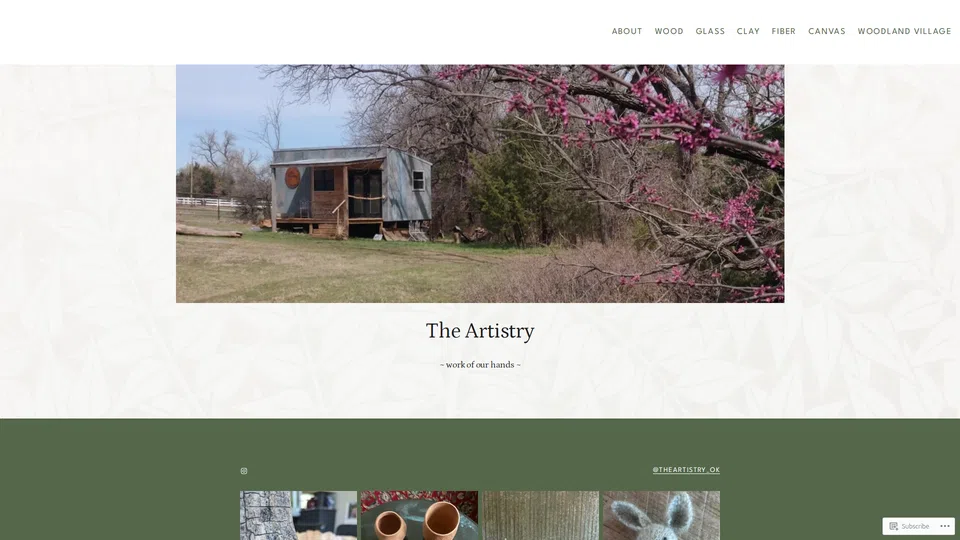 Homepage snapshot at launch