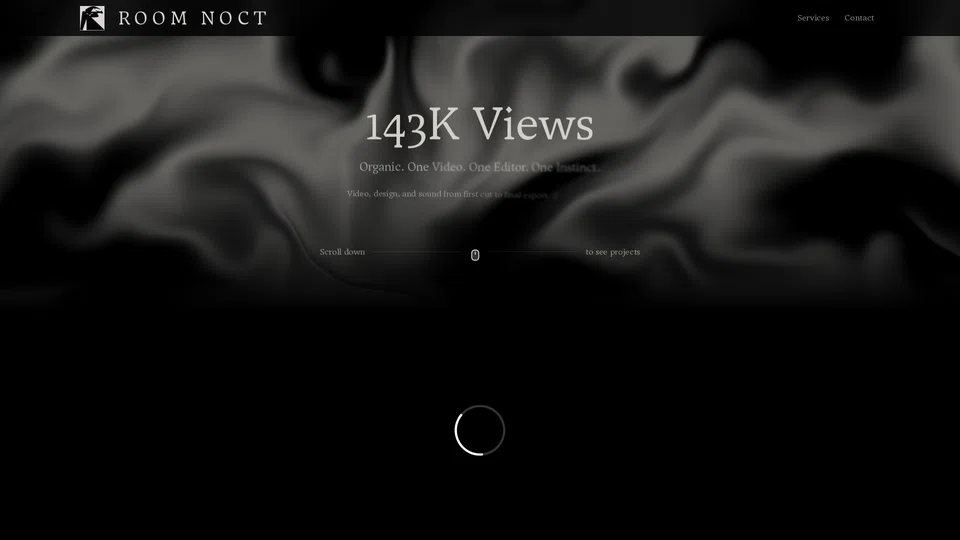 Homepage snapshot at launch