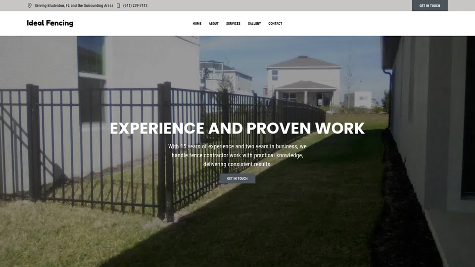 Homepage snapshot at launch