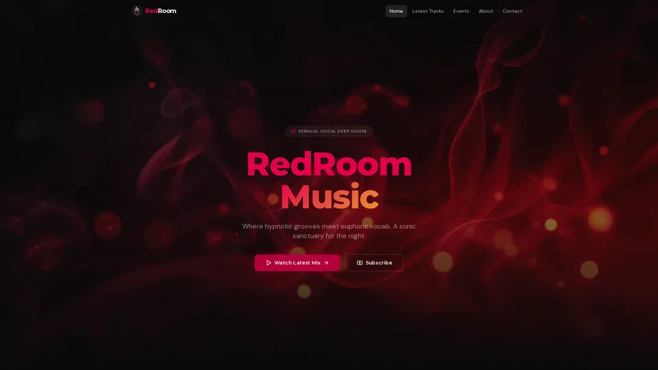 Homepage snapshot at launch