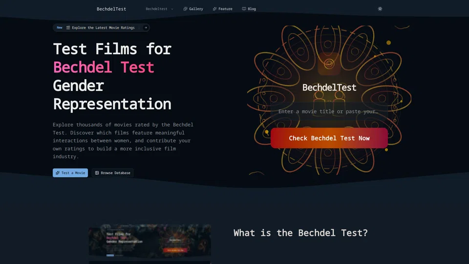Homepage snapshot at launch