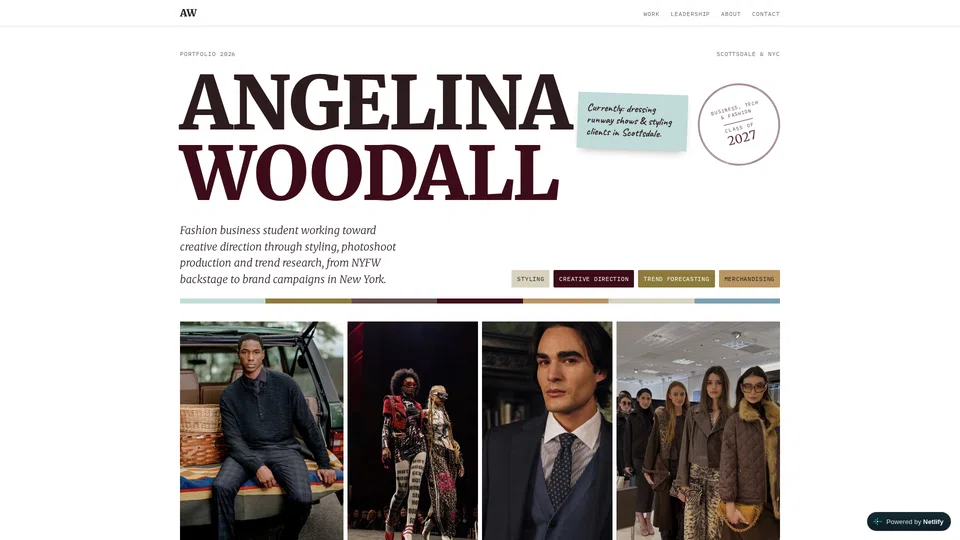 Homepage snapshot at launch