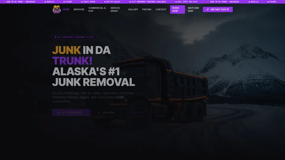 Homepage snapshot at launch