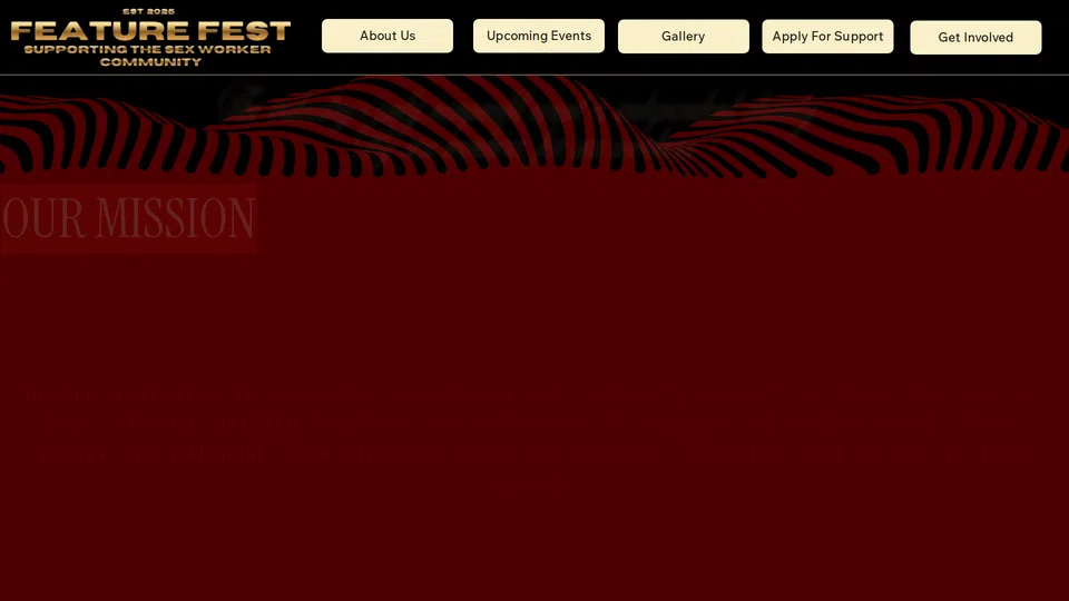 Homepage snapshot at launch