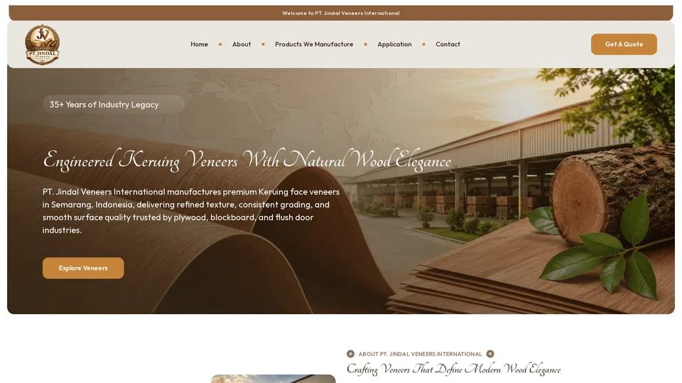 Homepage snapshot at launch