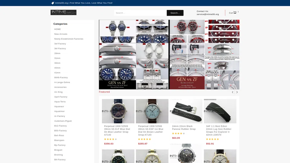 Homepage snapshot at launch
