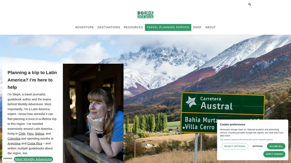 Homepage snapshot at launch