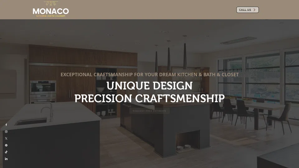 Homepage snapshot at launch