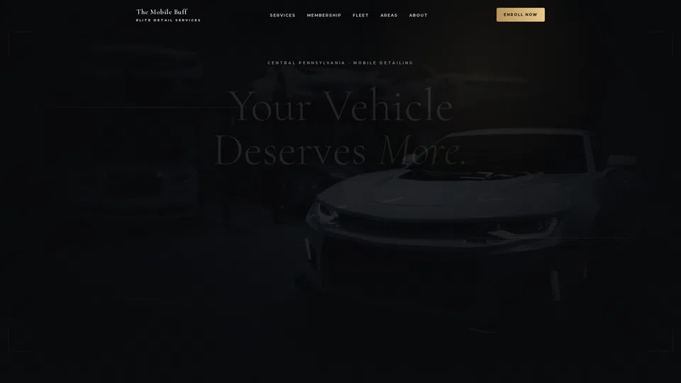 Homepage snapshot at launch