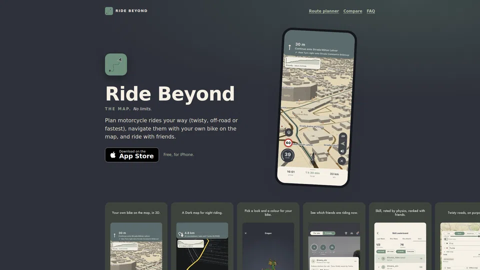 Homepage snapshot at launch