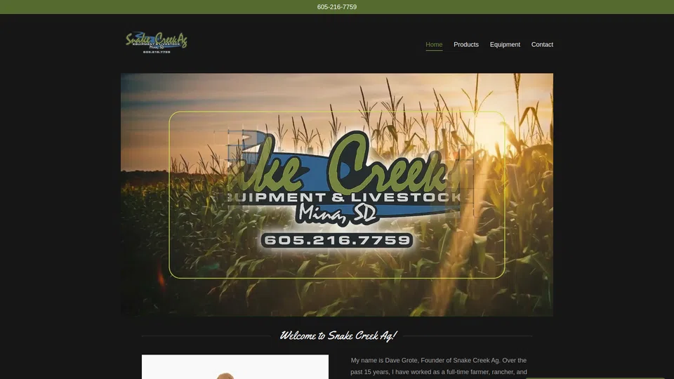 Homepage snapshot at launch