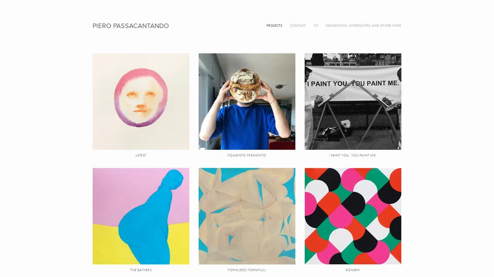 Homepage snapshot at launch