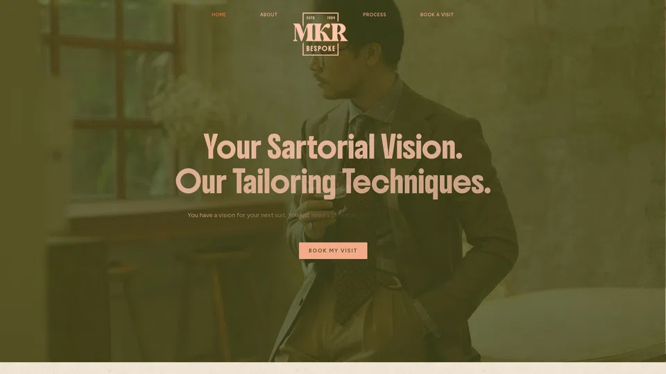 Homepage snapshot at launch
