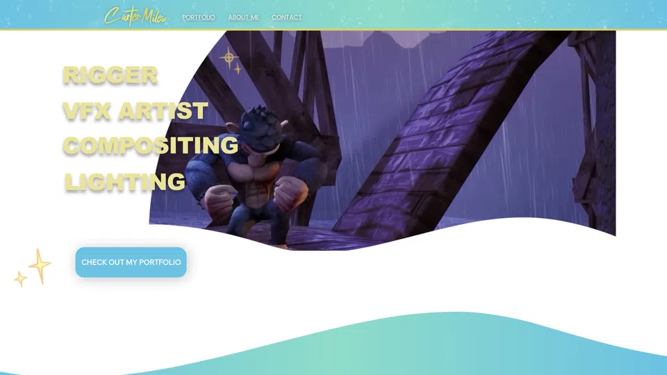Homepage snapshot at launch
