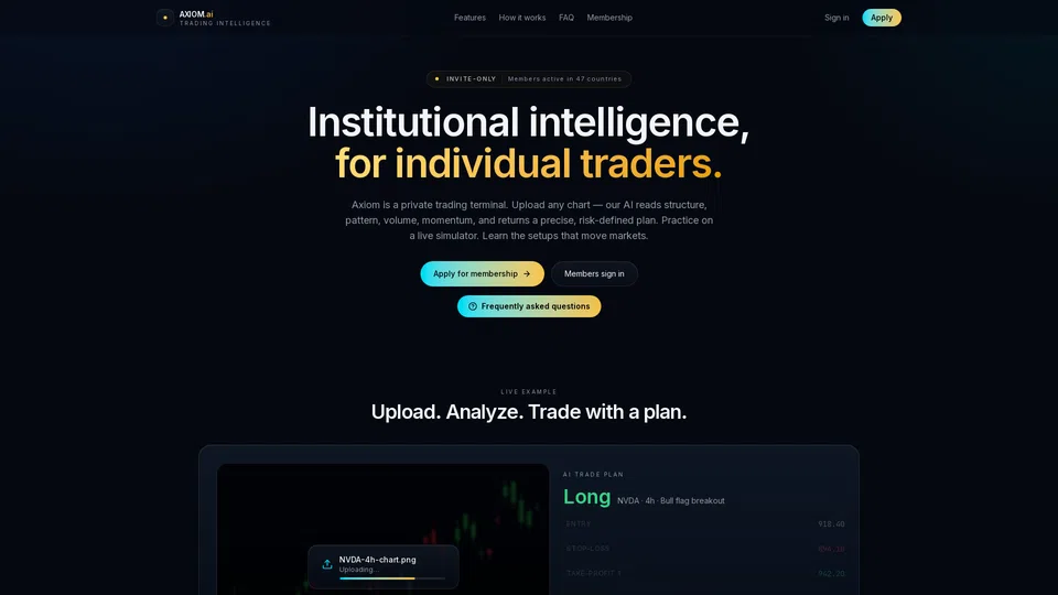 Homepage snapshot at launch