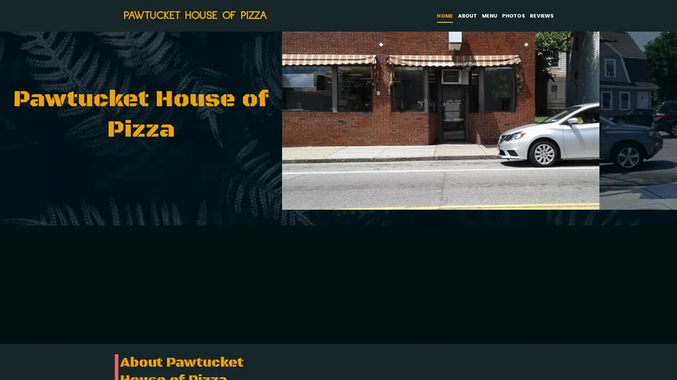 Homepage snapshot at launch
