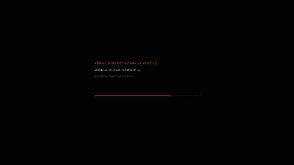 Homepage snapshot at launch