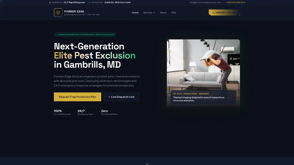 Homepage snapshot at launch