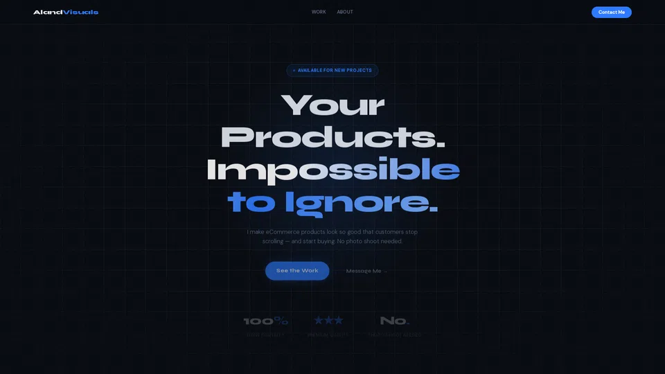 Homepage snapshot at launch