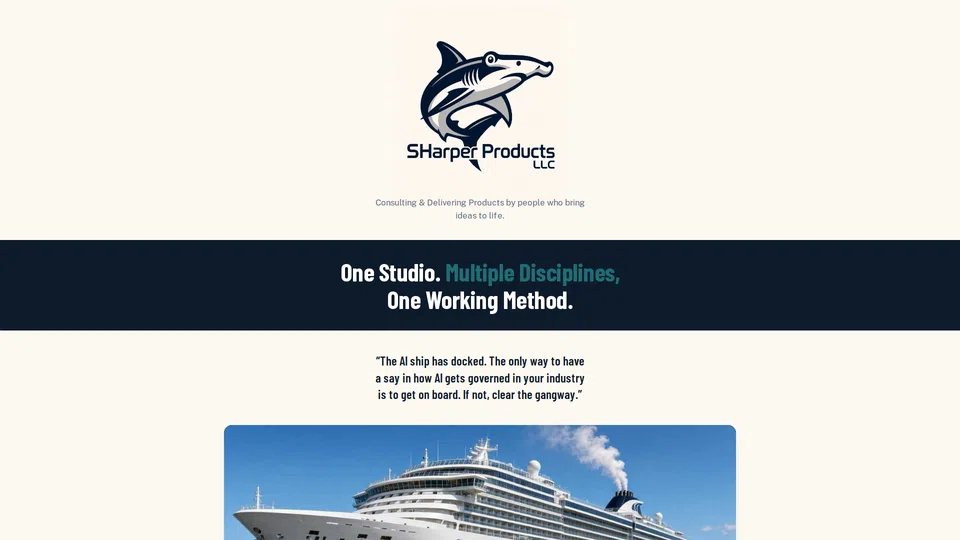 Homepage snapshot at launch