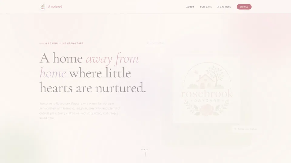 Homepage snapshot at launch