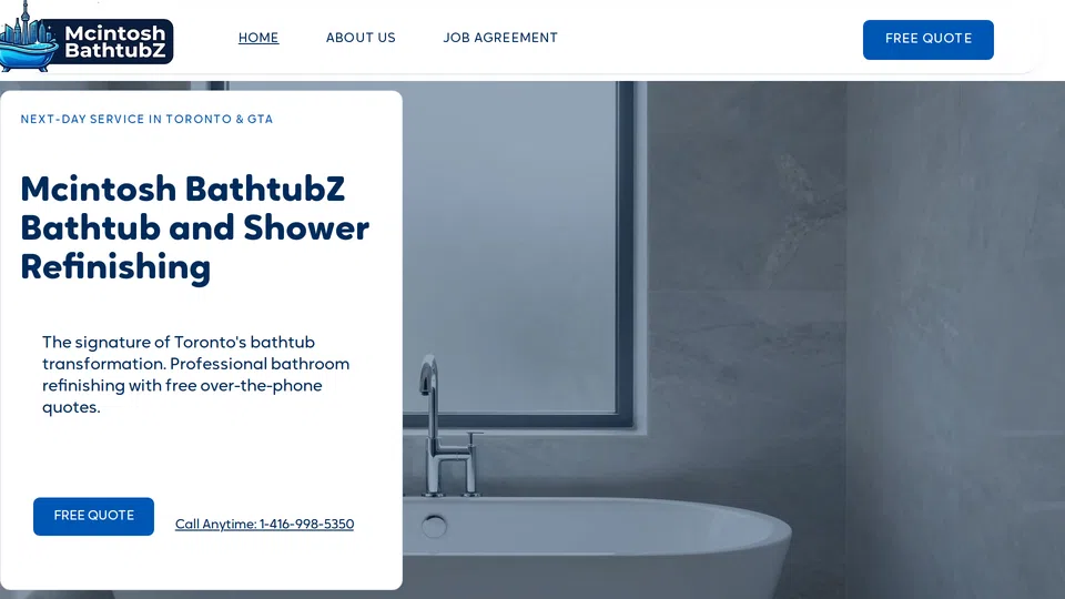 Homepage snapshot at launch