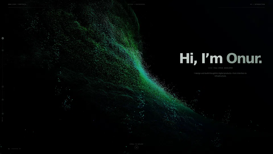 Homepage snapshot at launch
