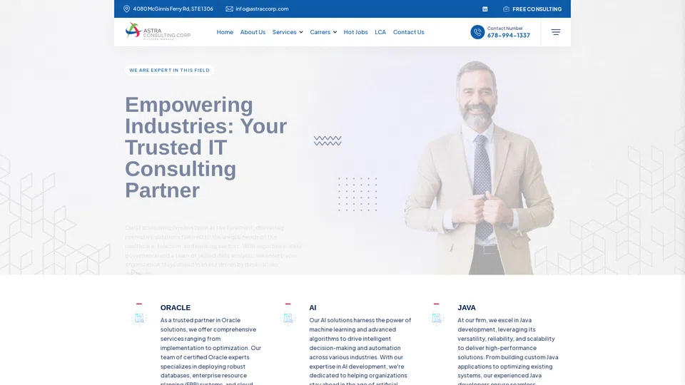 Homepage snapshot at launch